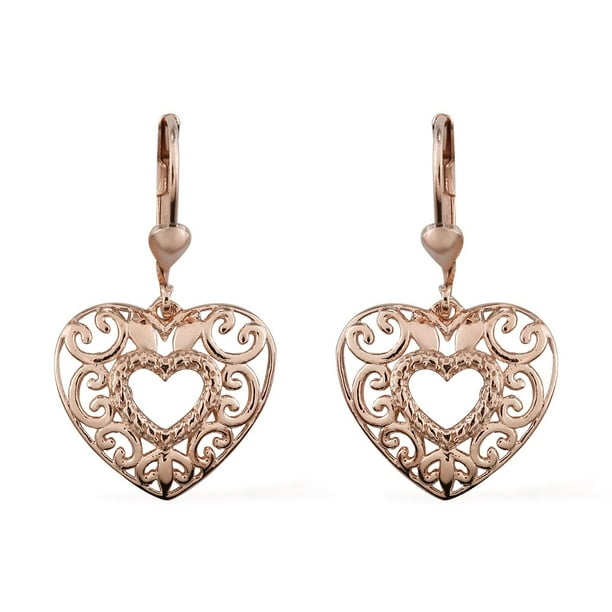 Details about   2Ct Sapphire Heart Stud Halo Earring Women Wedding Jewelry 14K Rose Gold Plated 